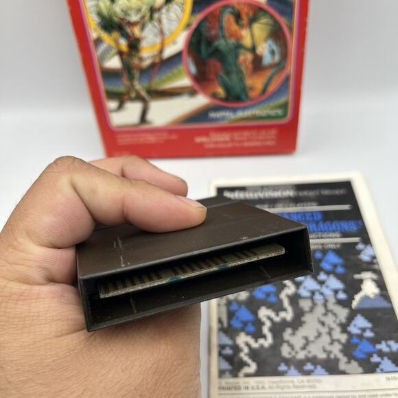 Advanced Dungeons & Dragons (Intellivision, 1983) Complete In Box - Fast Ship! - Picture 2 of 12